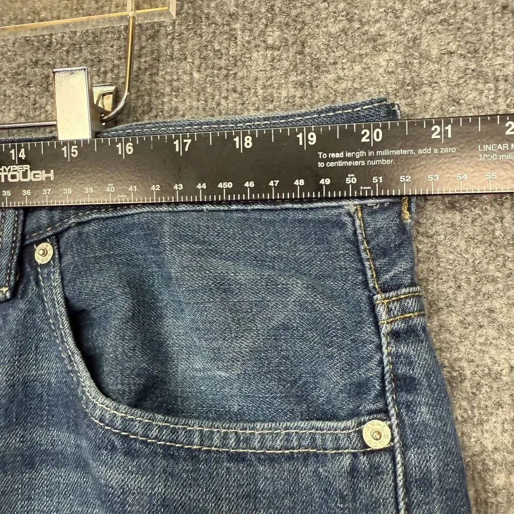 Levis Jeans Mens 550 Mens 40x32 100% Cotton‎ Medium Wash High Rise Relaxed Fit